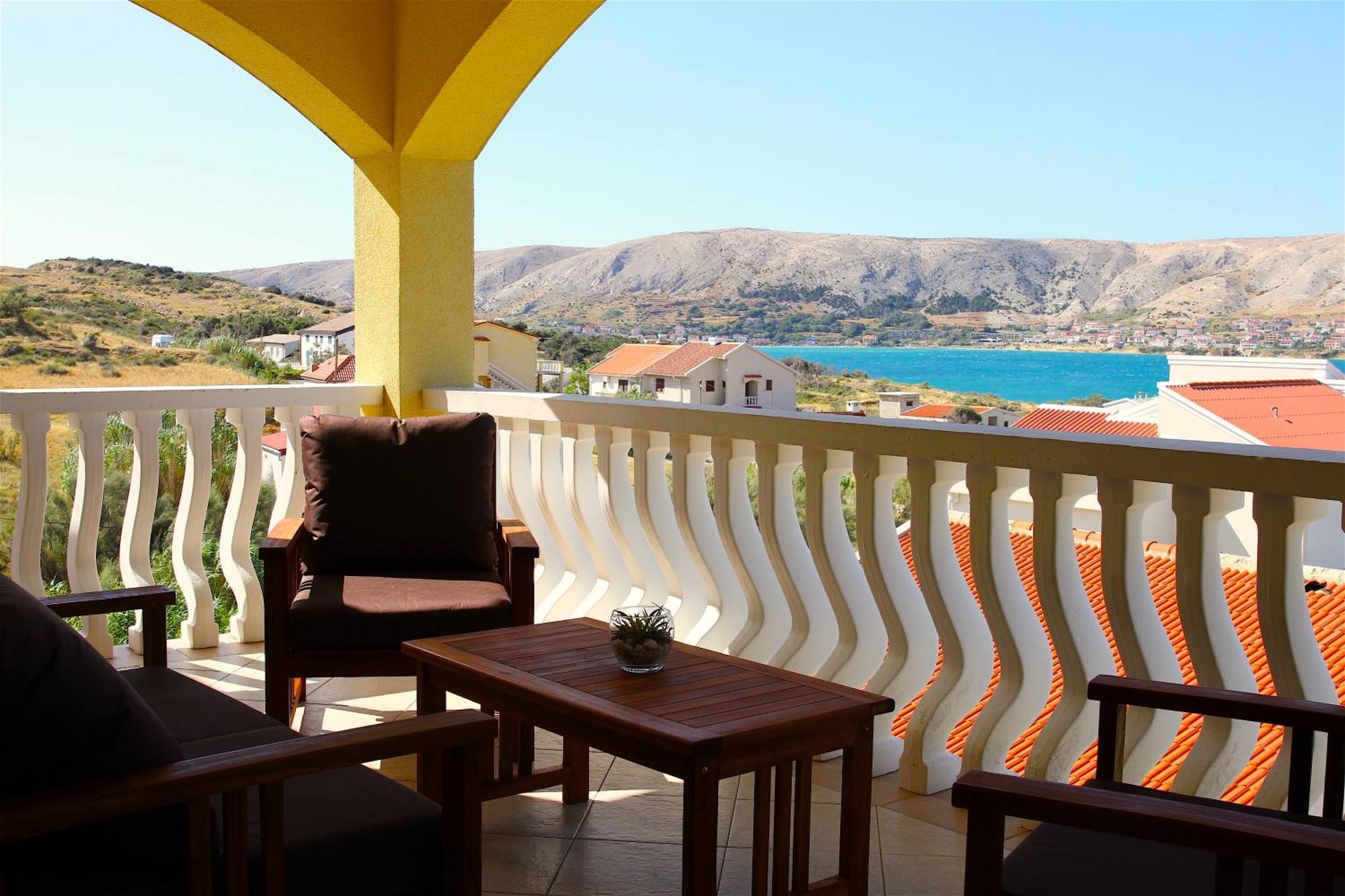 Villa Luka Pag Town Buitenkant foto