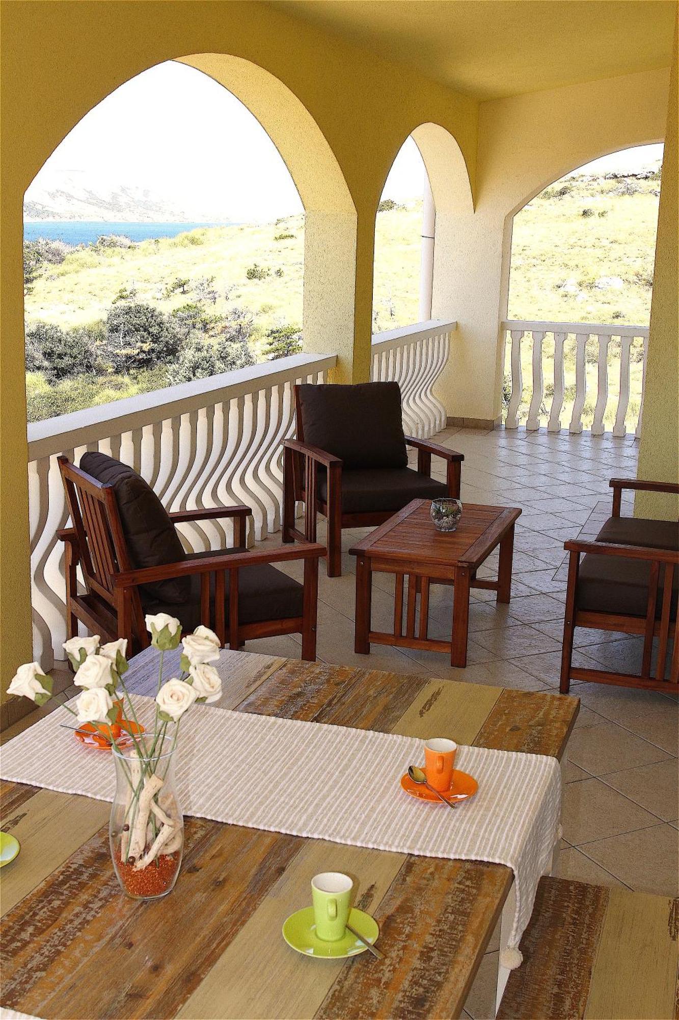 Villa Luka Pag Town Buitenkant foto